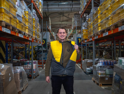 Career path of Ihor Zlobynets, Forklift Driver at the logistics hub in Poltava